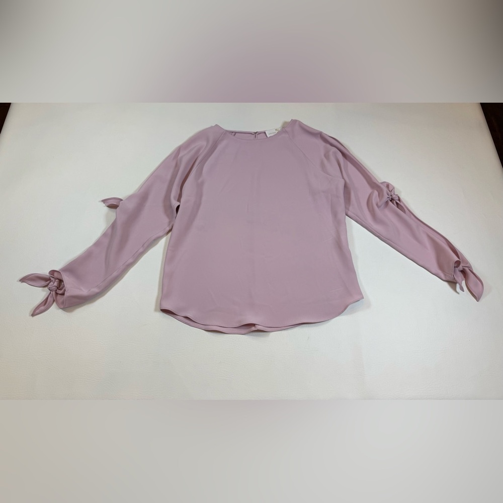Amanda Uprichard cold shoulder garland blouse pink women’s small (bin K)